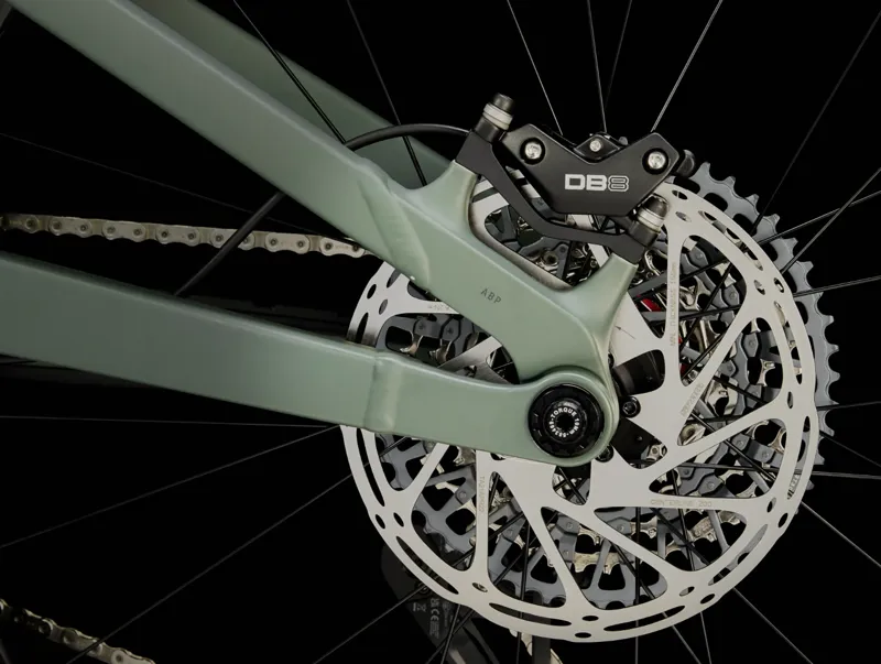 Trek Fuel EXe 8 GX AXS Full Suspension Electric Mountain Bike 2025 in Matte Keswick Green-5